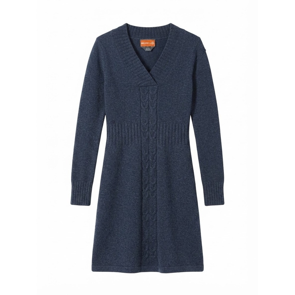Merrell Wool Dress XS Womens Winter Warm Luxury Outdoor Stretch Blue